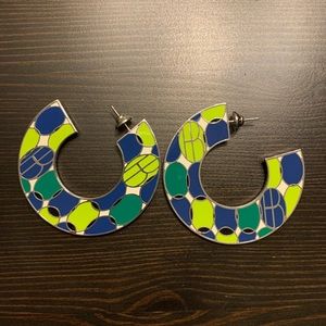 Henri Bendel metal earrings